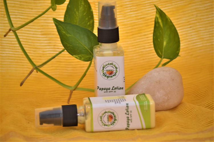 Papaya sunscreen lotion SPF45